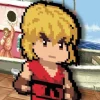 Street Fighter II - Ken FiGGYZ Pixel Art 4.3" PVC Magnet