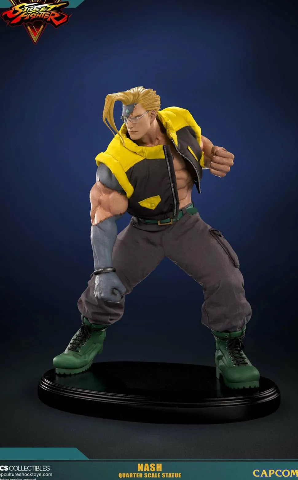 Street Fighter V - Nash Exclusive 1/4 Scale Statue