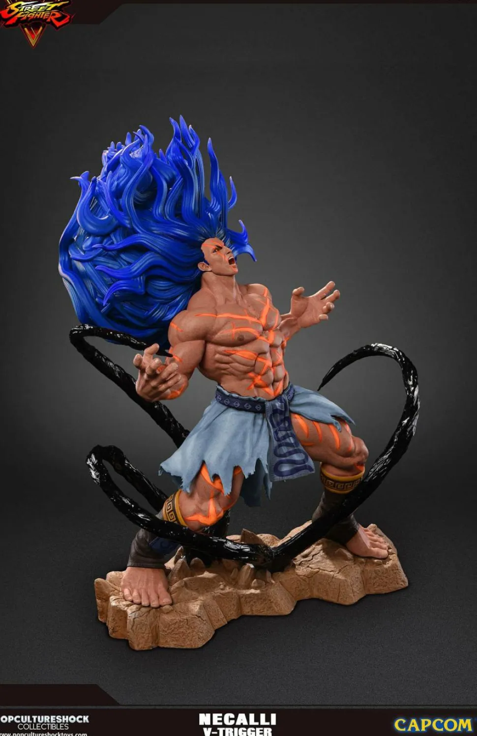 Street Fighter V - Necalli V-Trigger Player 2 Blue Exclusive 1/6th Scale Statue