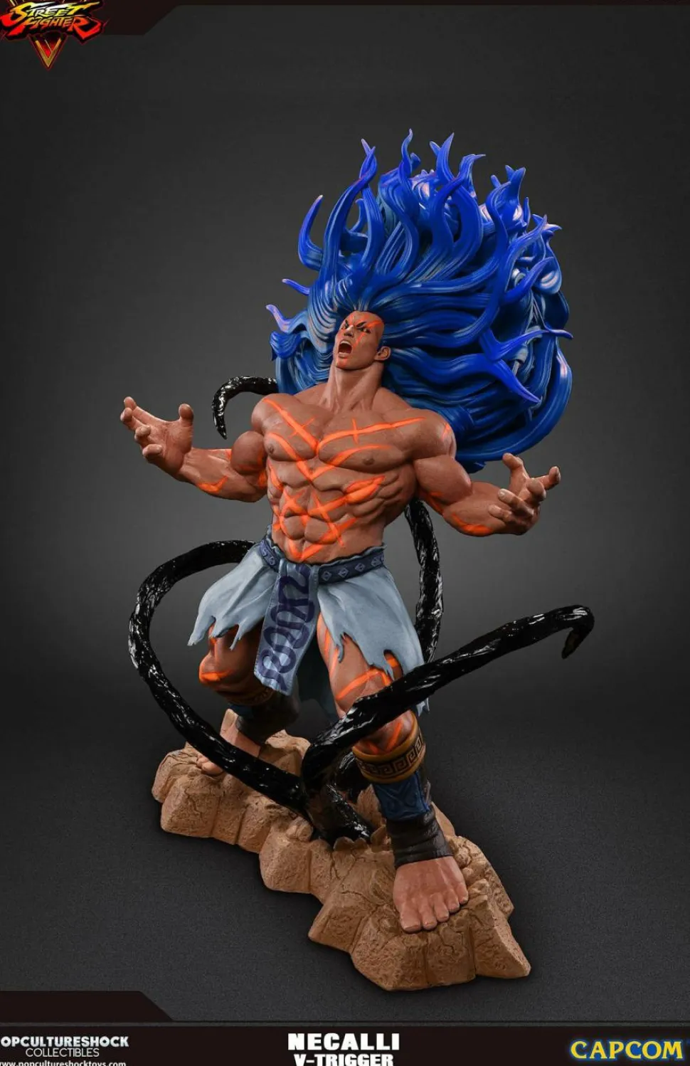Street Fighter V - Necalli V-Trigger Player 2 Blue Exclusive 1/6th Scale Statue