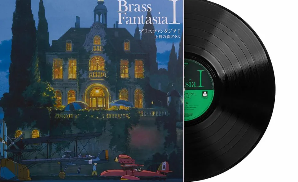Studio Ghibli - Brass Fantasia I by Joe Hisaishi & Ueno No Mori Brass LP Vinyl Record