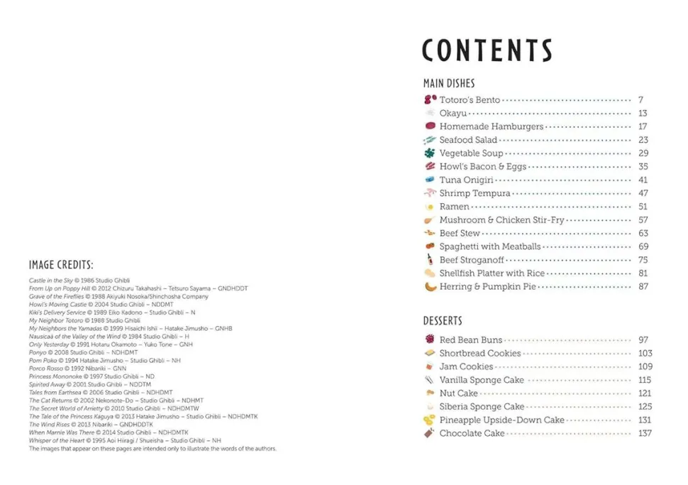 Studio Ghibli - Cookbook: Unofficial Recipes Inspired by Spirited Away, Ponyo, and More! Hardcover Book
