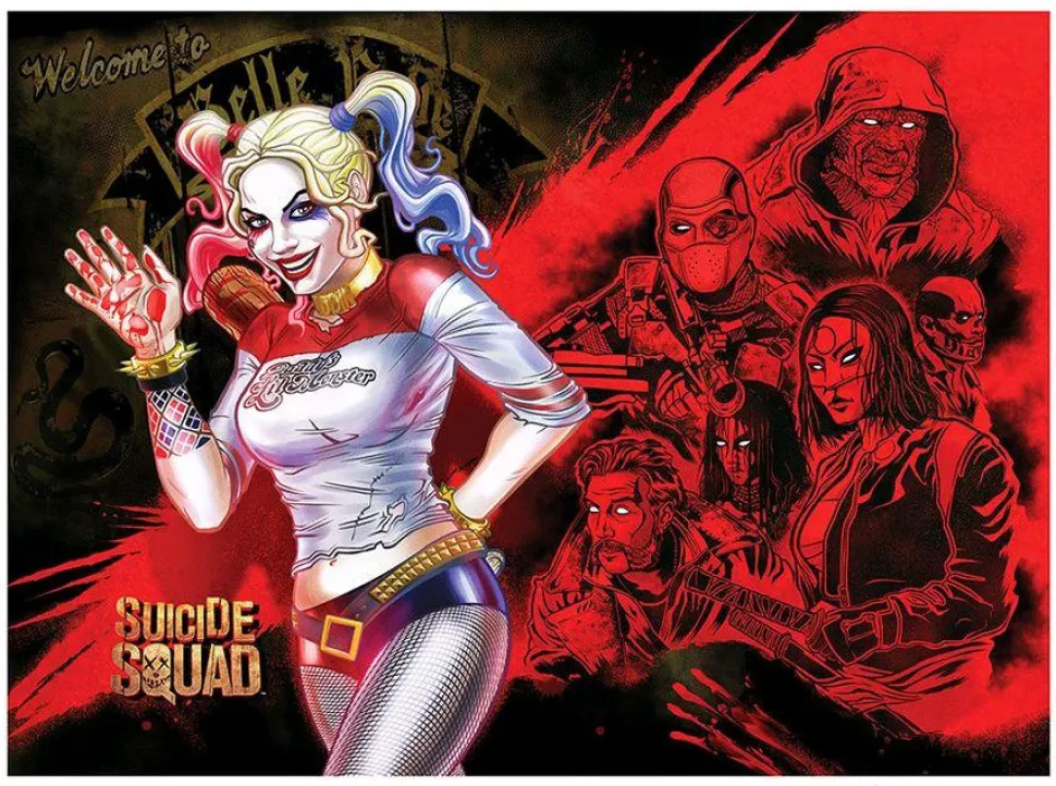 Suicide Squad - Harley Quinn’s Heroes Art Print (24x18”)