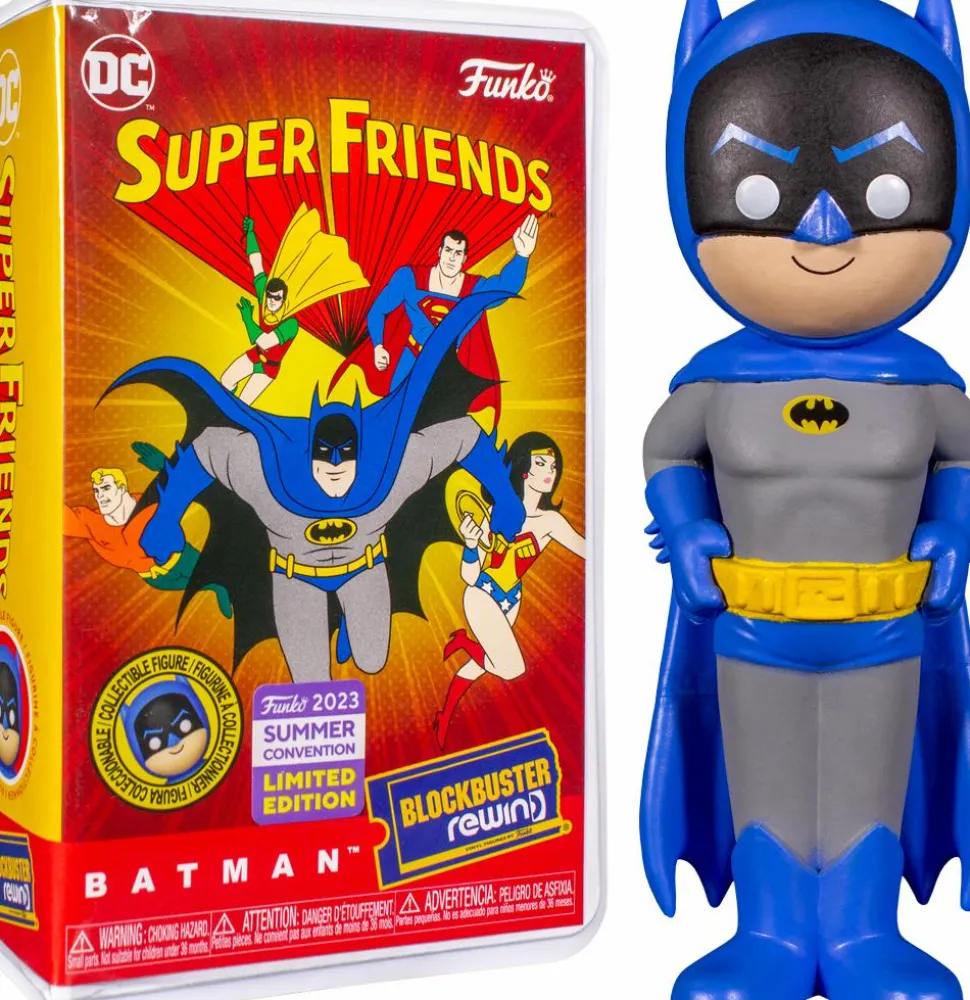 Super Friends - Batman Blockbuster Rewind Vinyl Figure (2023 Summer Convention Exclusive) (Popcultcha Exclusive)