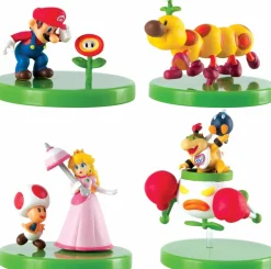Super Mario - Super Mario Buildable 2" Vinyl Figure Blind Box Capsule (Display of 12)