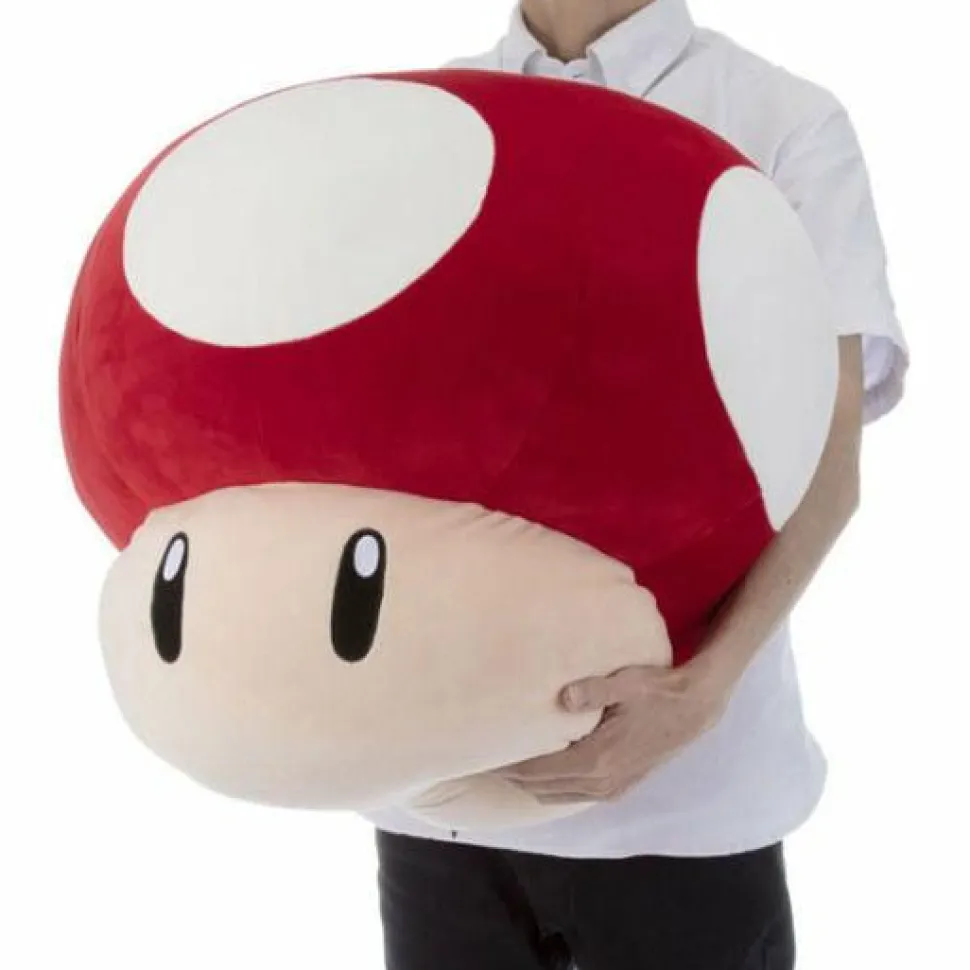 Super Mario - Super Mushroom Large Club Mocchi Mocchi 16" Plush