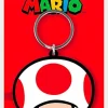 Super Mario - Toad Rubber Keychain