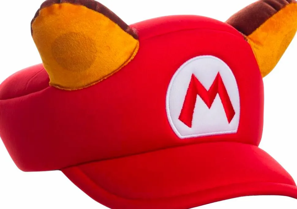 Super Mario Bros 3 - Raccoon Tanooki Mario Cosplay Hat (One Size Fits Most)