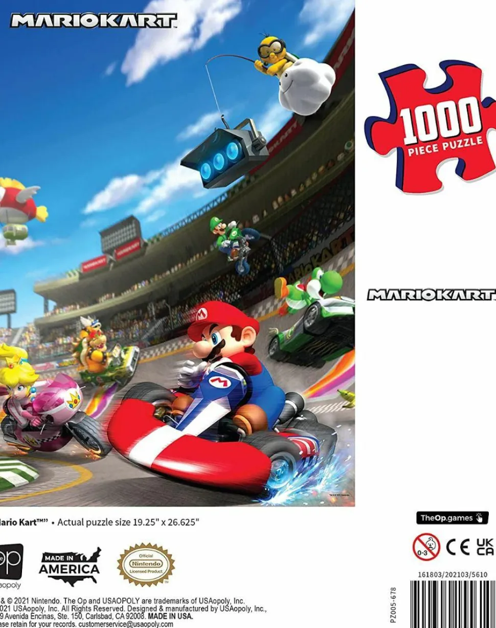 Super Mario Bros. - Mario Kart 1000 Piece Jigsaw Puzzle