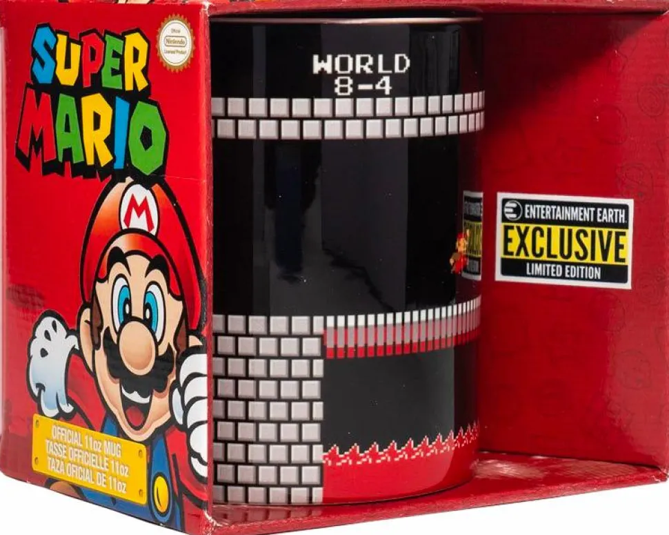 Super Mario Bros. - World 8-4 Ceramic Mug