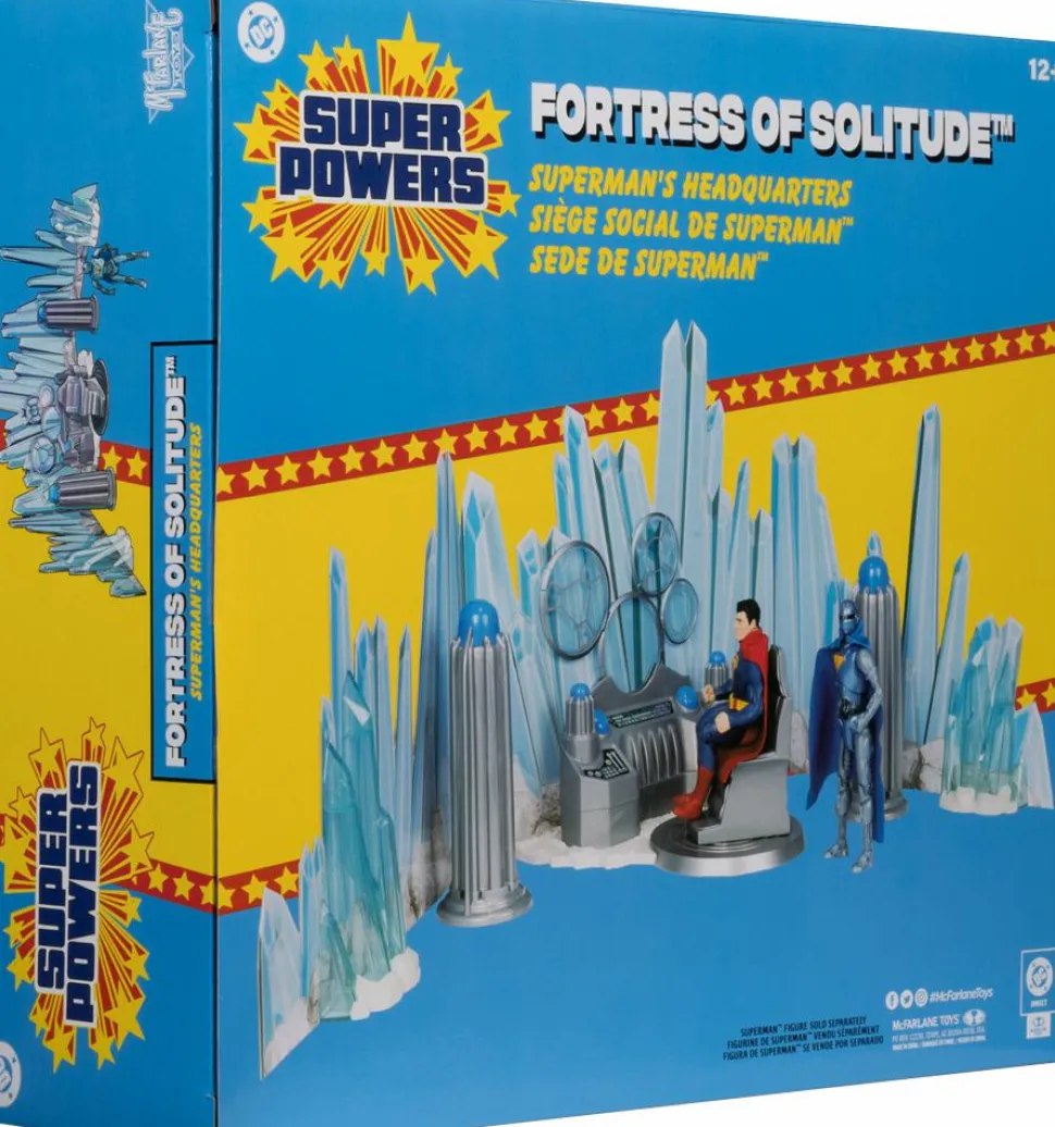 Superman (2025) - Fortress of Solitude with Superman Robot #4 DC Super Powers Gold Label 4.5" Scale Action Figure Playset