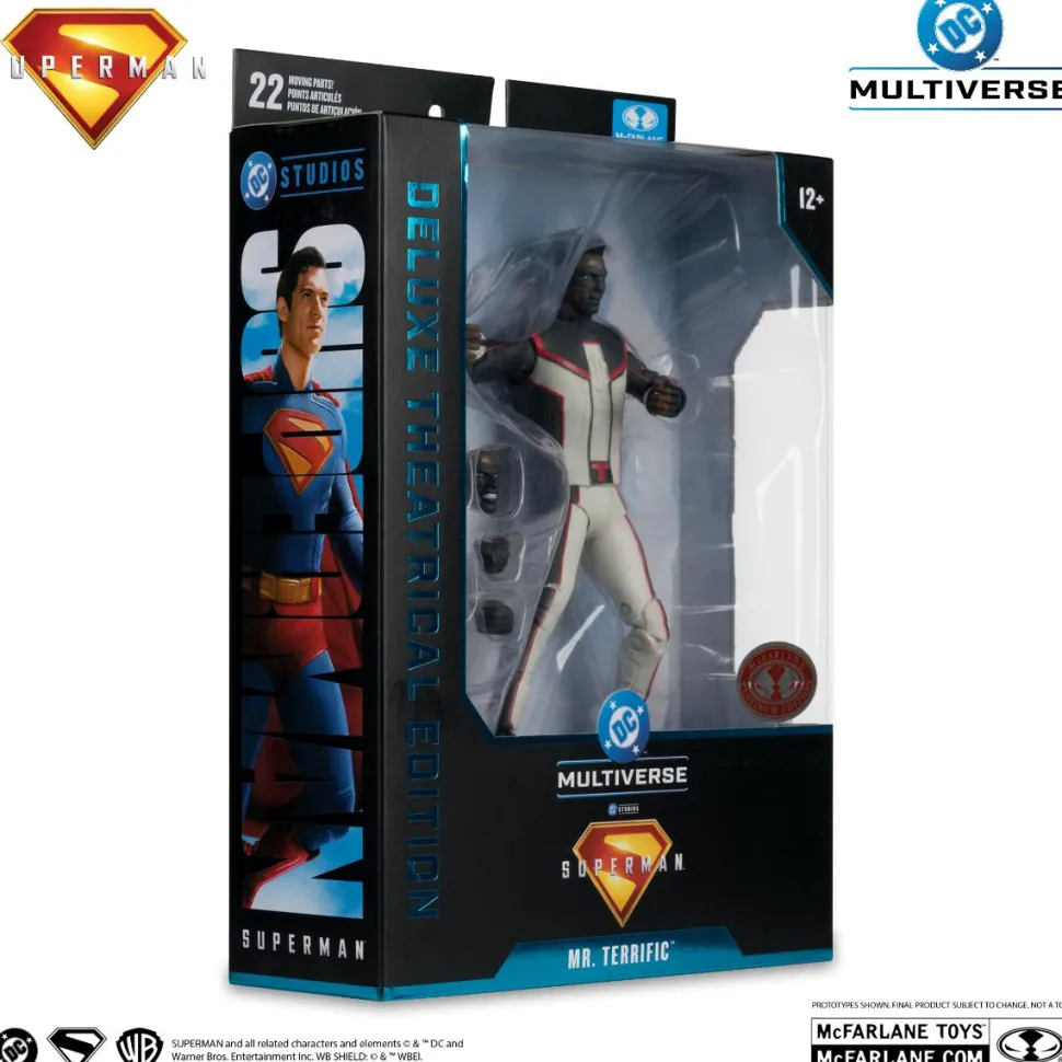 Superman (2025) - Mr. Terrific Deluxe Theatrical Edition Red Platinum Edition 7" Scale Action Figure