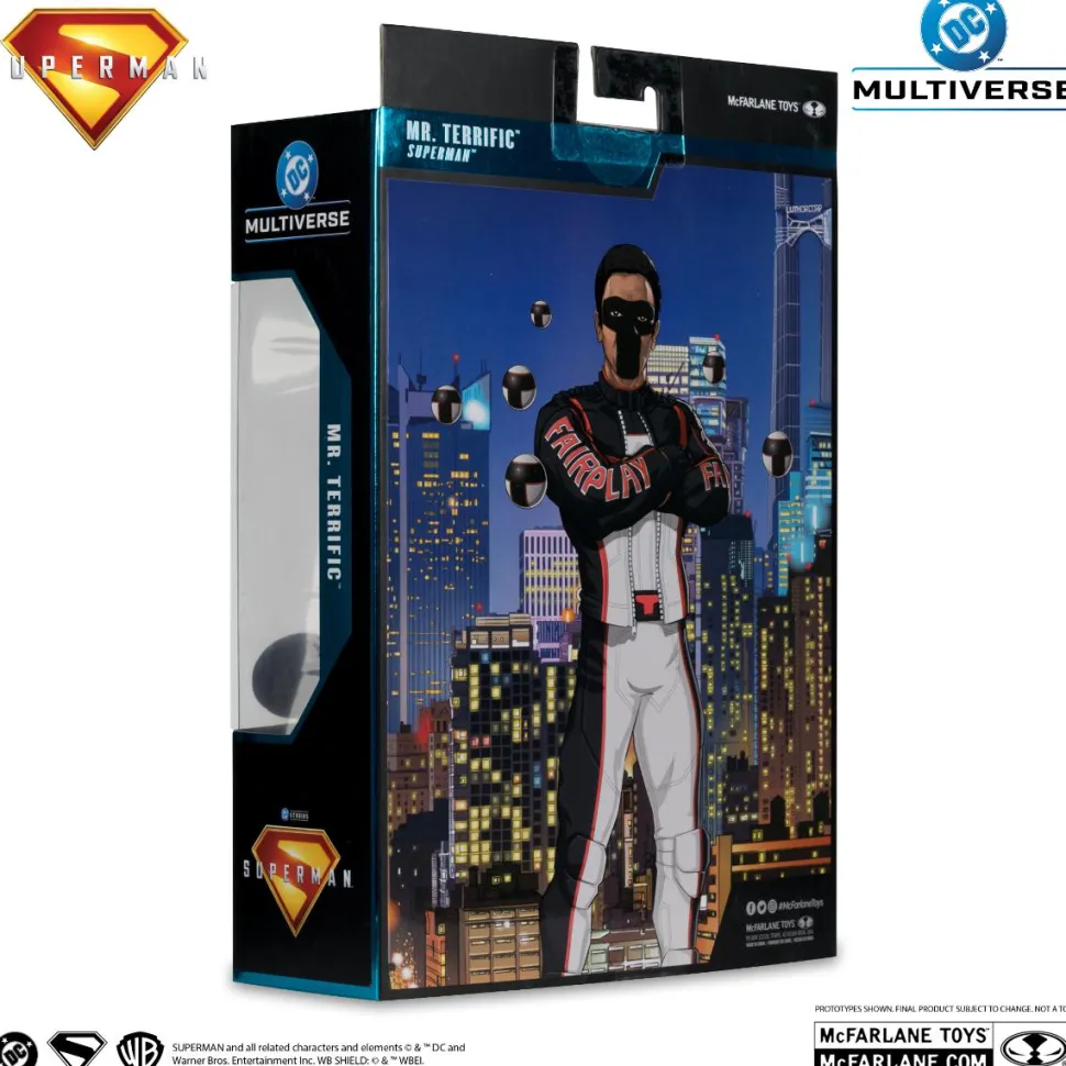 Superman (2025) - Mr. Terrific Deluxe Theatrical Edition Red Platinum Edition 7" Scale Action Figure