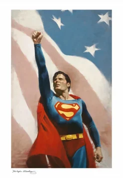 Superman (1978) - Someone to Believe In Fine Art Print by Kristopher Meadows