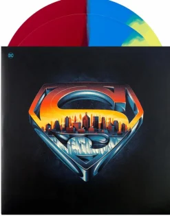Superman (1978) - Superman '78 Graphic Novel & Original Motion Picture Soundtrack by John Williams 2xLP Vinyl Record Box Set (Metropolis Swirl Coloured Vinyl)