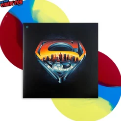 Superman (1978) - Superman '78 Graphic Novel & Original Motion Picture Soundtrack by John Williams 2xLP Vinyl Record Box Set (Metropolis Swirl Coloured Vinyl)