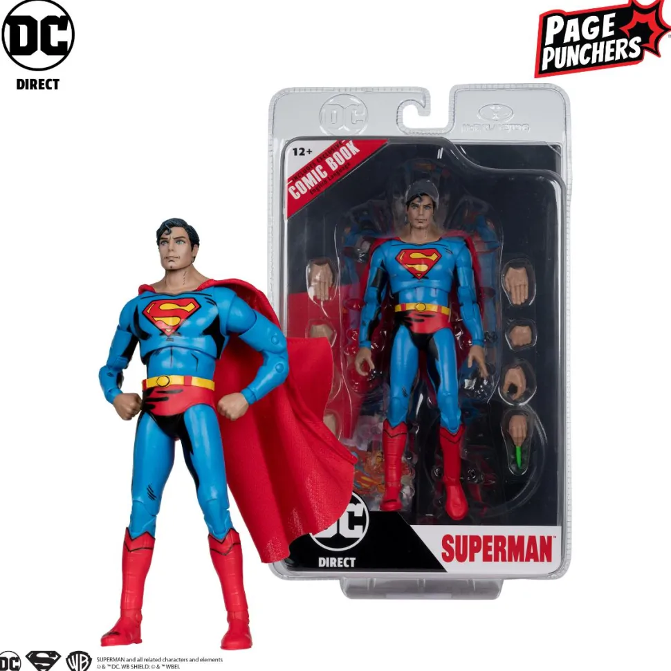 Superman '78 - Superman DC Page Punchers 7" Scale Action Figure with Comic Book