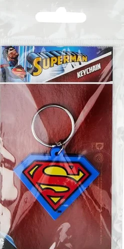 Superman - Logo Rubber Keychain