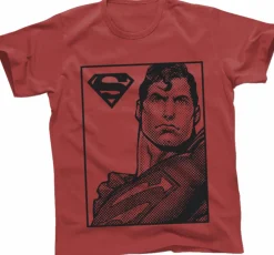 Superman - Pixel Red Male T-Shirt