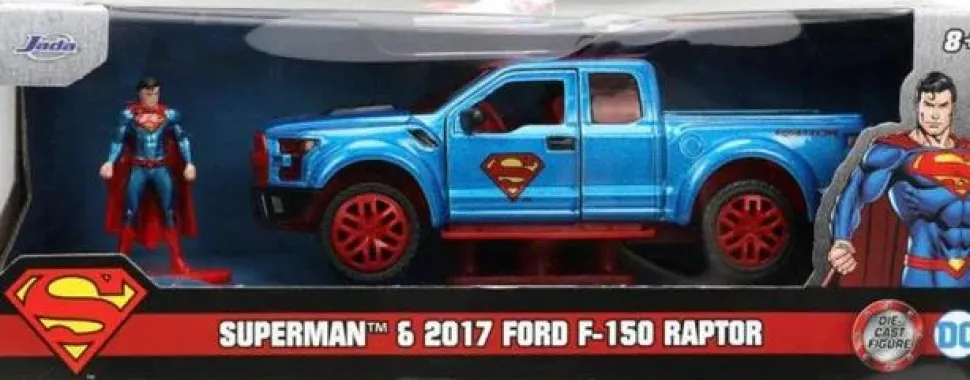 Superman - Superman & 2017 Ford F-150 Raptor Hollywood Rides 1/32 Scale Die-Cast Vehicle Replica