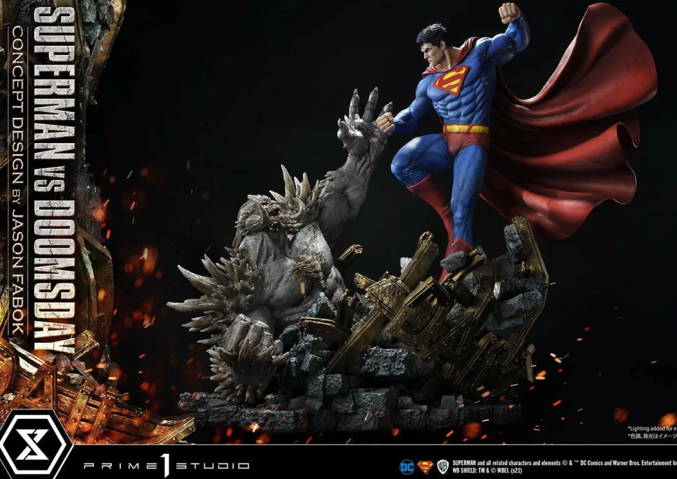 Superman - Superman vs Doomsday 1/3 Scale Diorama Statue