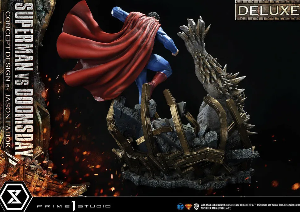 Superman - Superman vs Doomsday Deluxe 1/3 Scale Diorama Statue