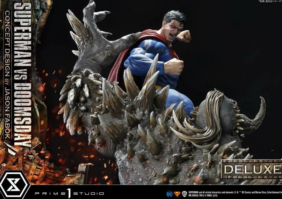 Superman - Superman vs Doomsday Deluxe 1/3 Scale Diorama Statue