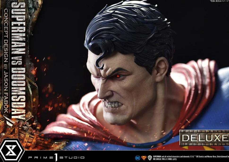 Superman - Superman vs Doomsday Deluxe 1/3 Scale Diorama Statue