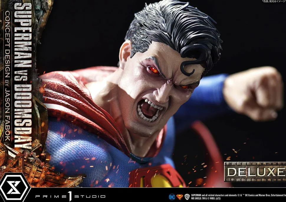 Superman - Superman vs Doomsday Deluxe 1/3 Scale Diorama Statue