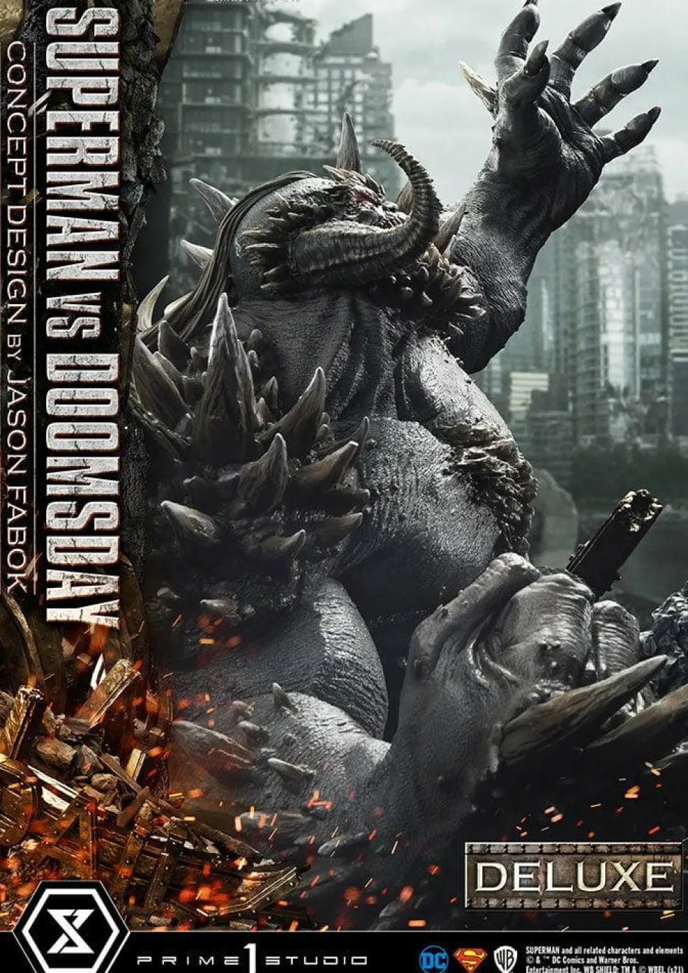 Superman - Superman vs Doomsday Deluxe 1/3 Scale Diorama Statue