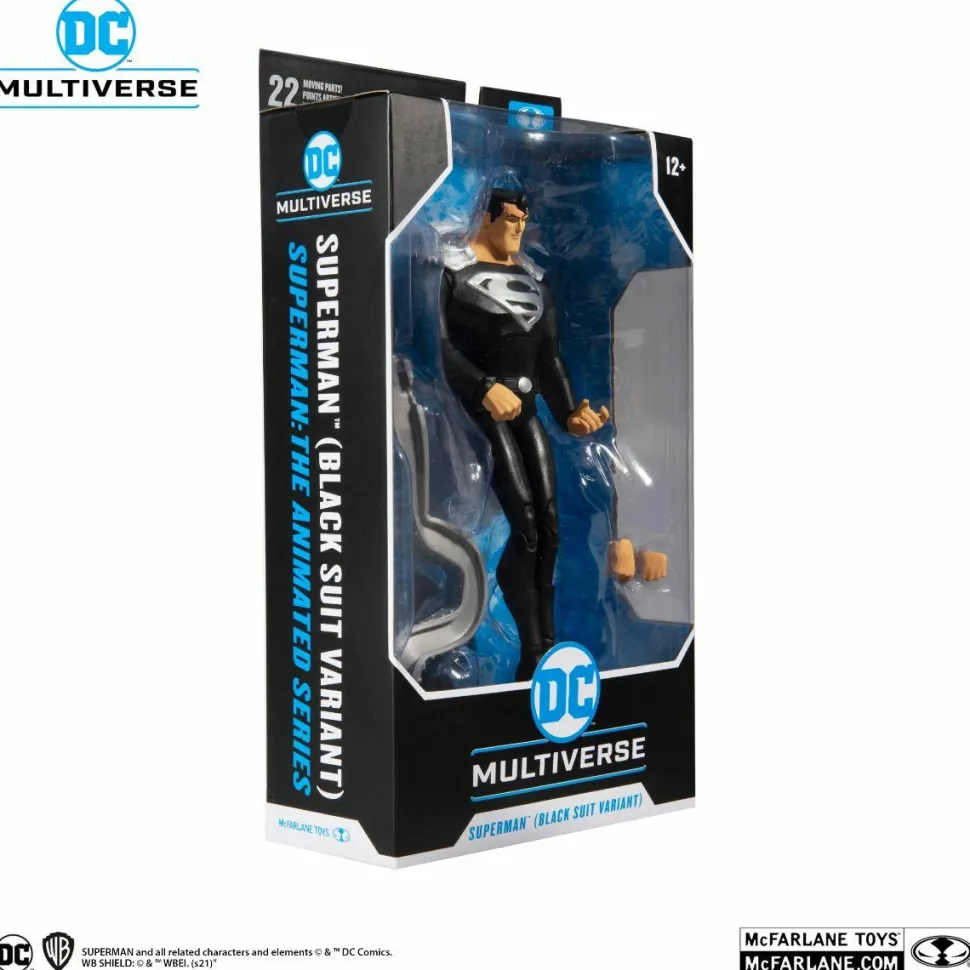 Superman: The Animated Series - Superman Black Suit Variant DC Multiverse 7” Scale Action Figure