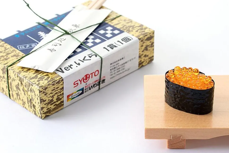 Syuto Seiko - Ikura (Salmon Roe) Sushi 1:1 Scale Life-Size Plastic Model Kit Replica
