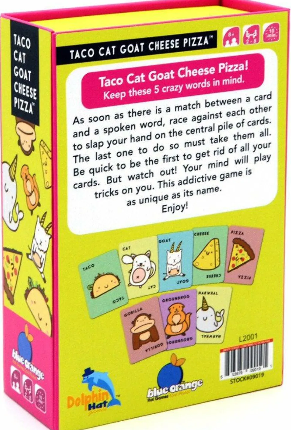 Taco Cat Goat Cheese Pizza - Card Game