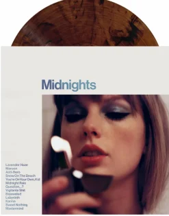 Taylor Swift - Midnights LP Vinyl Record (Mahogany Marbled Vinyl)