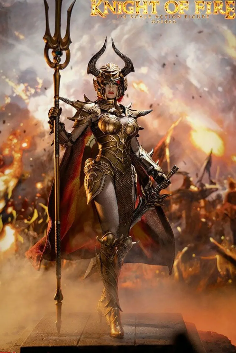 TBLeague - Knight of Fire Golden Version 1/6th Scale Action Figure