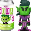 Teen Titans Go! - Metal Beast Boy Vinyl SODA Figure in Collector Can (International Edition)