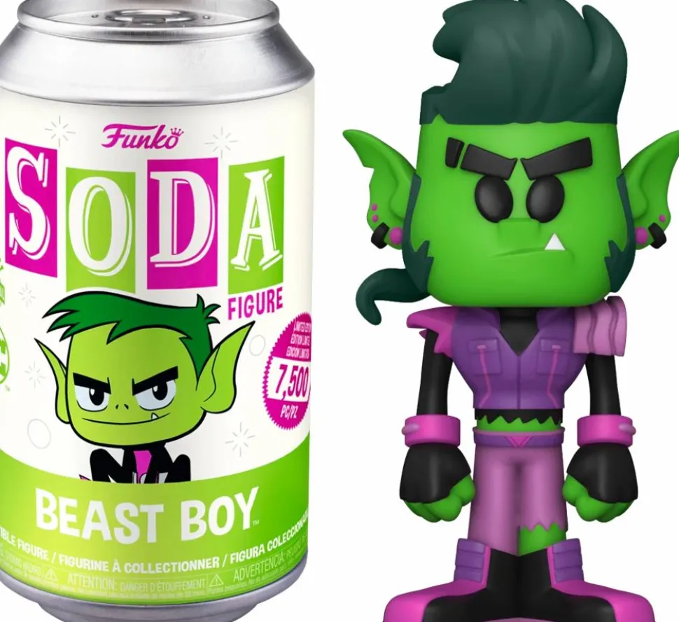 Teen Titans Go! - Metal Beast Boy Vinyl SODA Figure in Collector Can (International Edition)