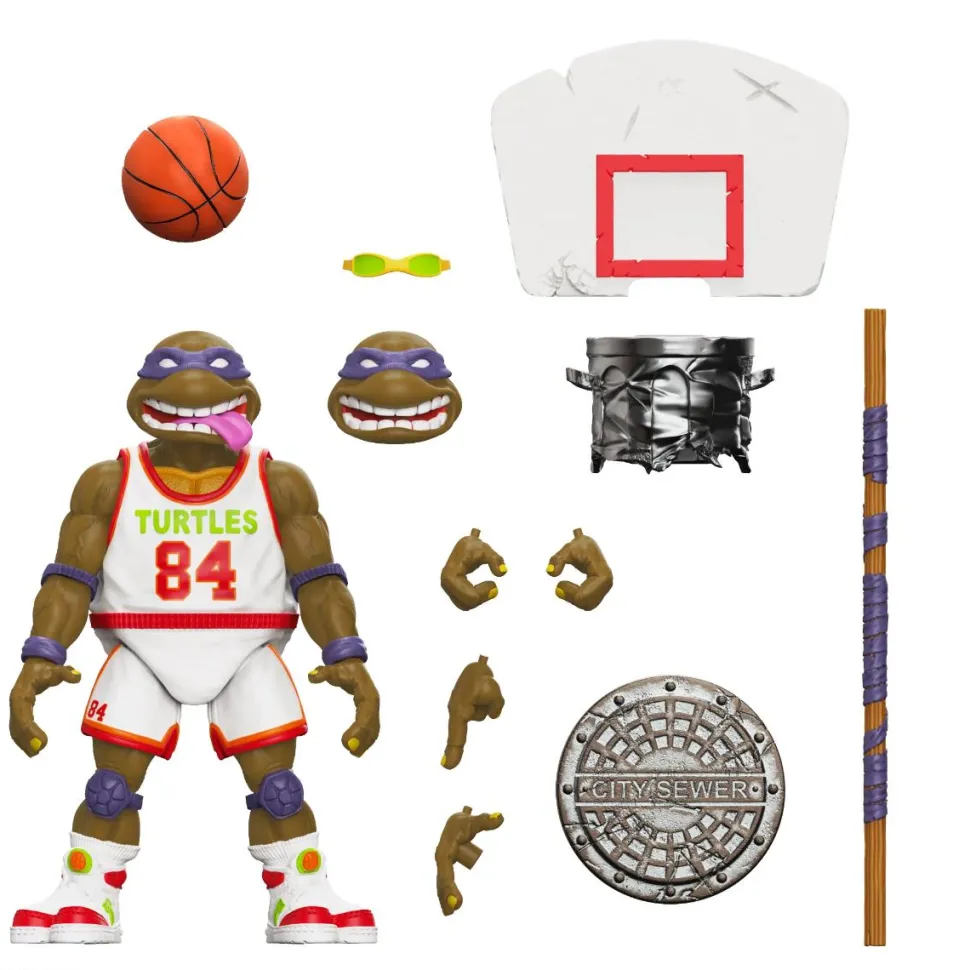 Teenage Mutant Ninja Turtles (1987) - Slam Dunkin’ Donatello Ultimates! 7” Scale Action Figure