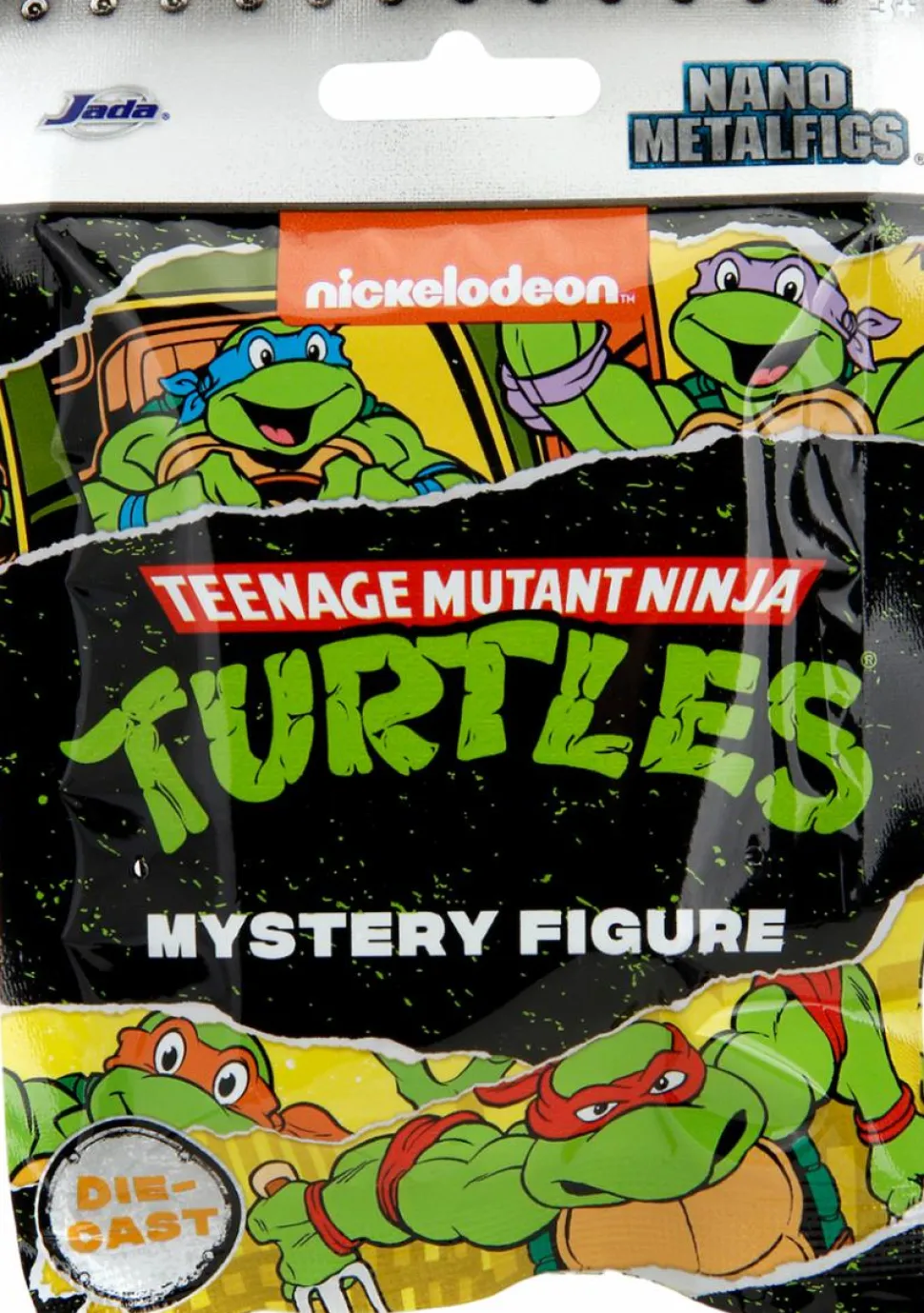 Teenage Mutant Ninja Turtles (1987) - Nano Metalfigs Die-Cast Mystery Figure Blind Bag (Single Unit)