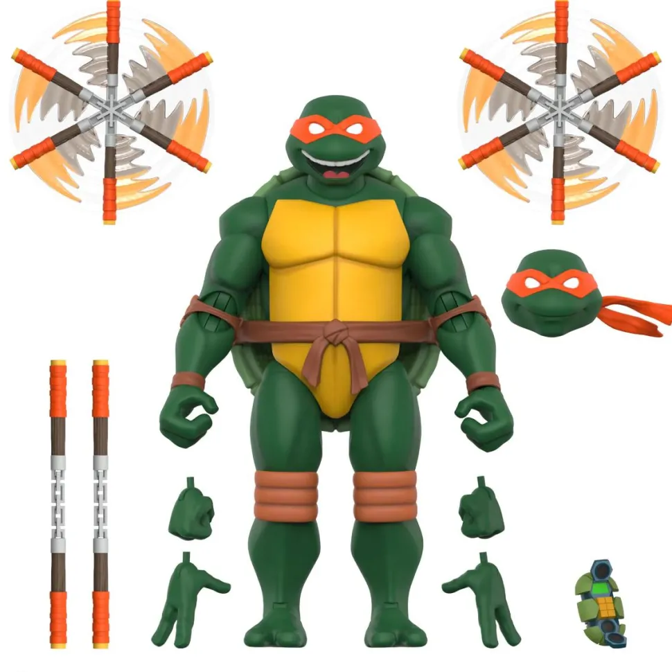 Teenage Mutant Ninja Turtles (2003) - Wave 12 Ultimates! 7" Scale Action Figure Bundle (Set of 4)