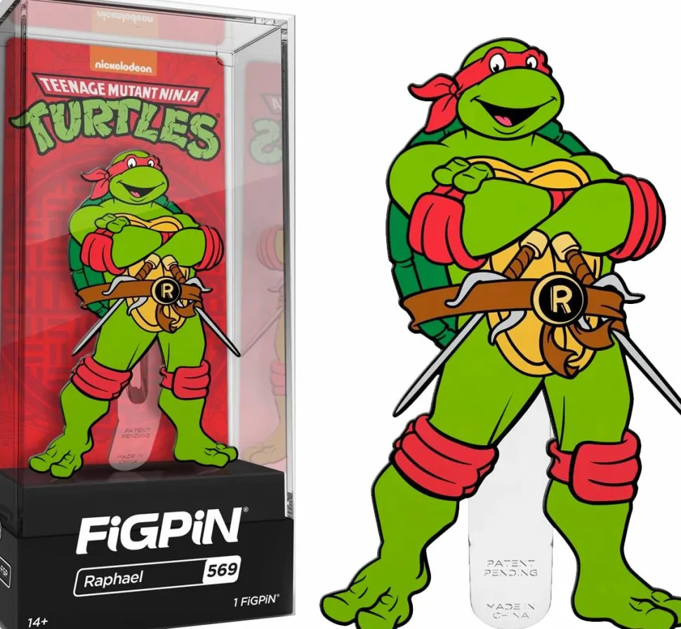 Teenage Mutant Ninja Turtles (1987) - Raphael FigPin Enamel Pin