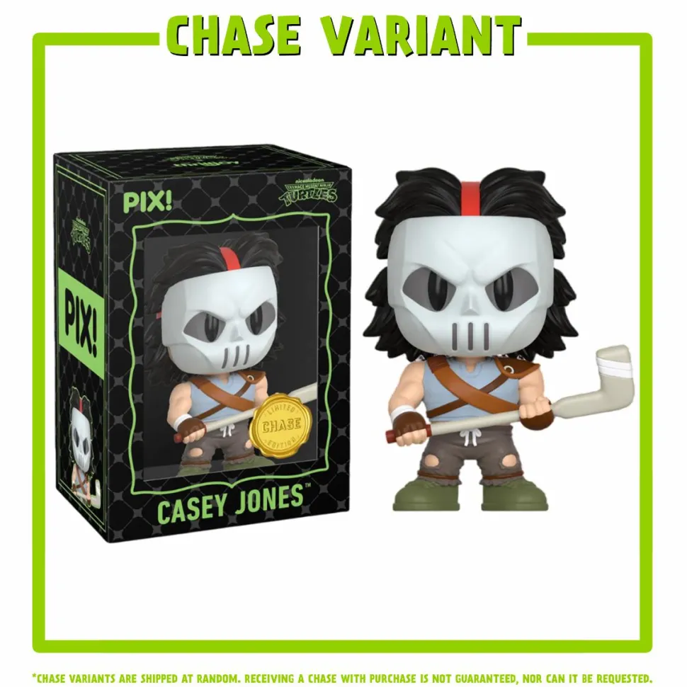 Teenage Mutant Ninja Turtles - Leonardo Pix! Vinyl Figure (with Casey Jones CHASE & Krang Super CHASE)