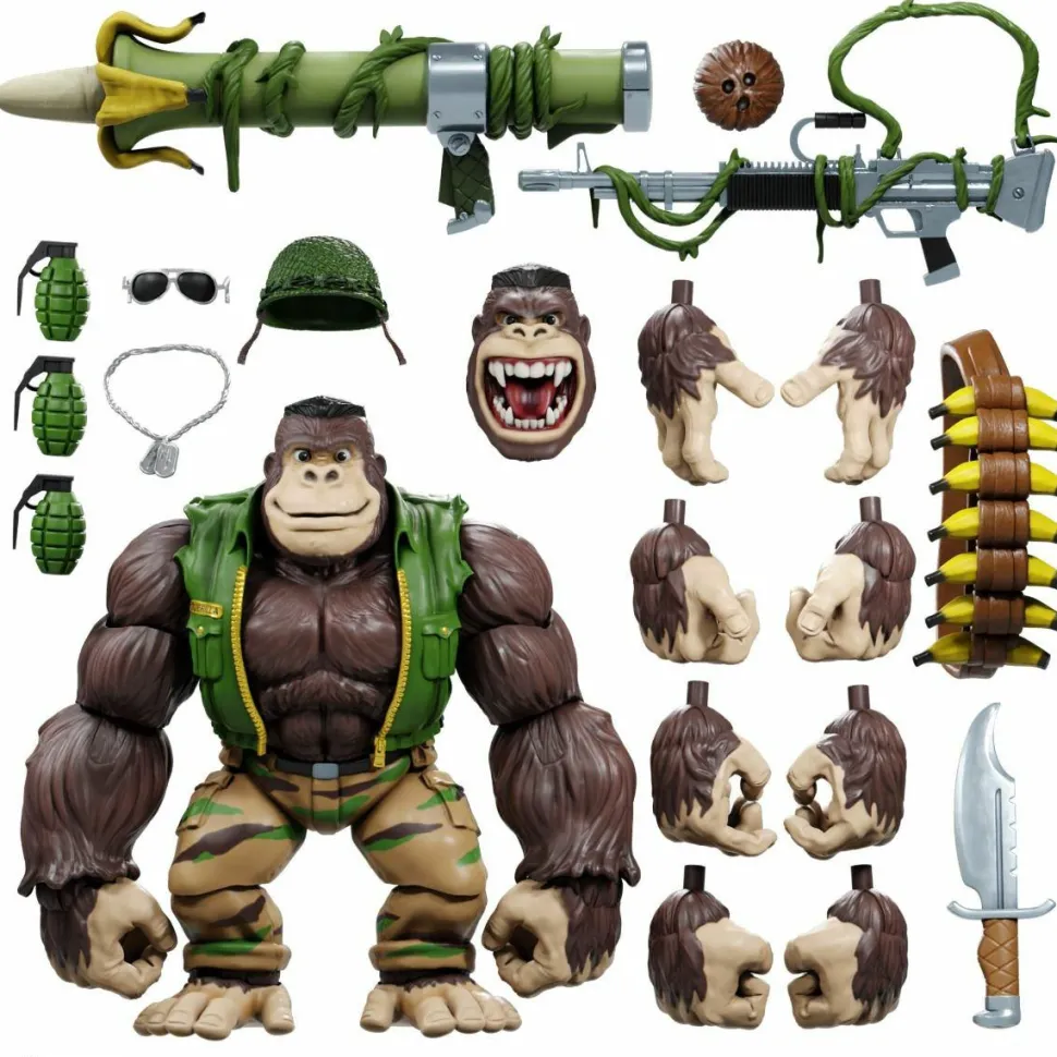 Teenage Mutant Ninja Turtles (1987) - Guerilla Gorilla Ultimates! 7” Scale Action Figure (Wave 7)
