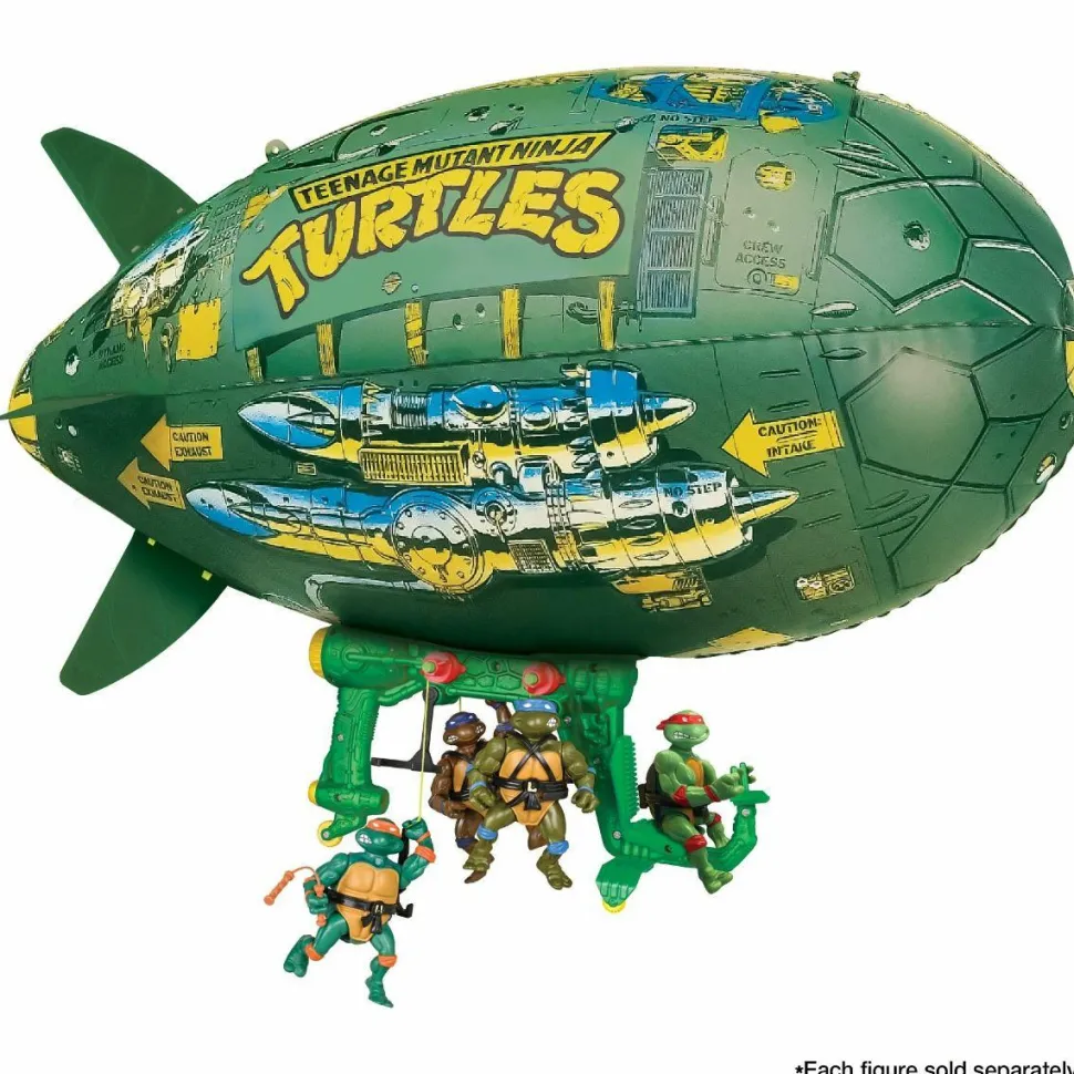 Teenage Mutant Ninja Turtles (1987) - Turtle Blimp Wacky Attack Aircraft 3.75” Scale Action Figure Vehicle