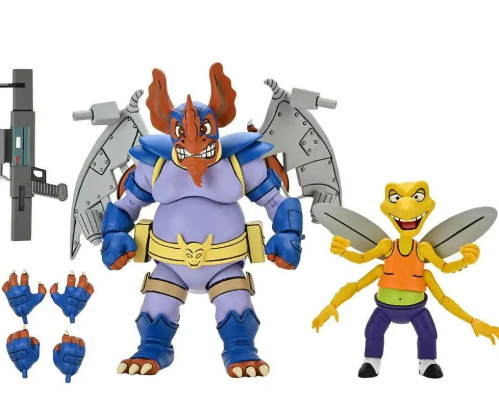Teenage Mutant Ninja Turtles (1987) - Wingnut & Screwloose 7" Scale Action Figure 2-Pack