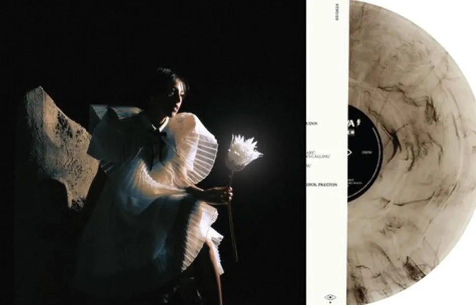 Telenova - Time Is A Flower LP Vinyl Record (Black Marble Coloured Vinyl)