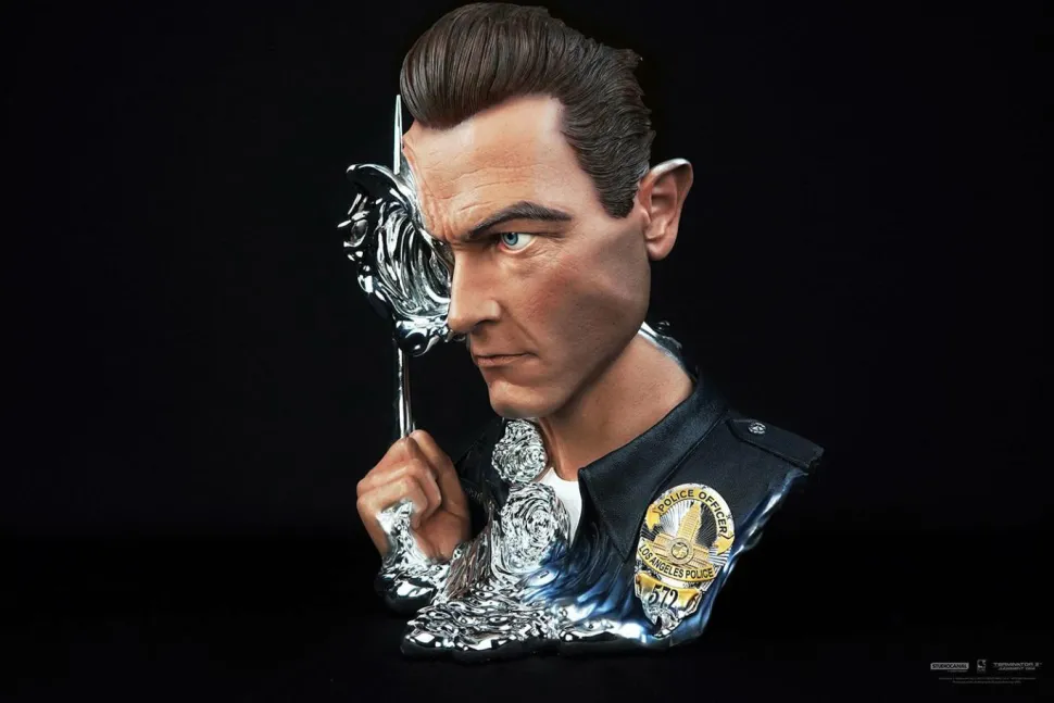 Terminator 2: Judgement Day - T-1000 Art Mask Deluxe Edition 1:1 Scale Life-Size Bust