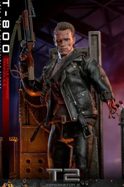 Terminator 2: Judgment Day - T-800 (Battle Damaged Version 2.0) 1/6th Scale Hot Toys Action Figure