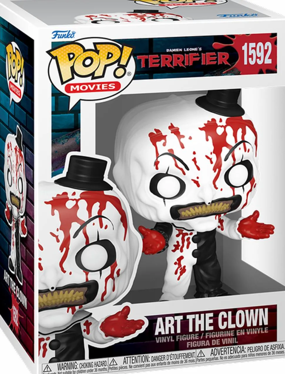 Terrifier - Art The Clown with Blood Pop! Vinyl Figure