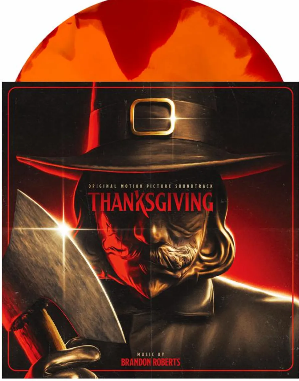 Thanksgiving - Original Motion Picture Soundtrack by Brandon Roberts LP Vinyl Record ("Pumpkin Pie & Blood" Swirl Coloured Vinyl)